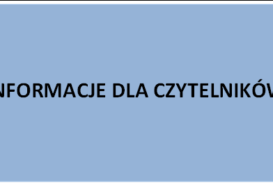 Biskupice Radłowskie- Organizacja pracy biblioteki w czasie skontrum