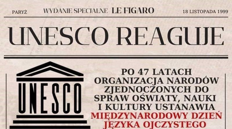 MIĘDZYNARODOWY DZIEŃ JĘZYKA OJCZYSTEGO